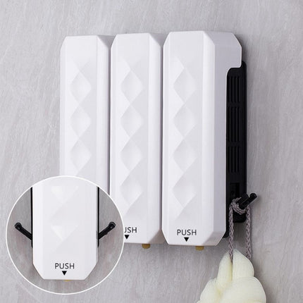 Vegghengt hvit design såpedispenser for bad
