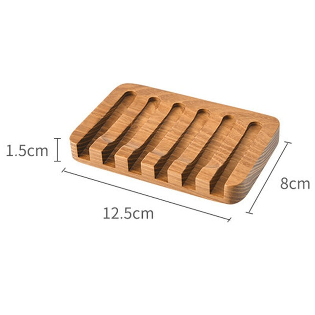 Naturlig såpeholder i lyst tre