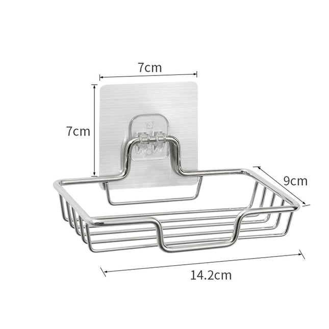 Vegghengt såpekurv i rustfritt stål