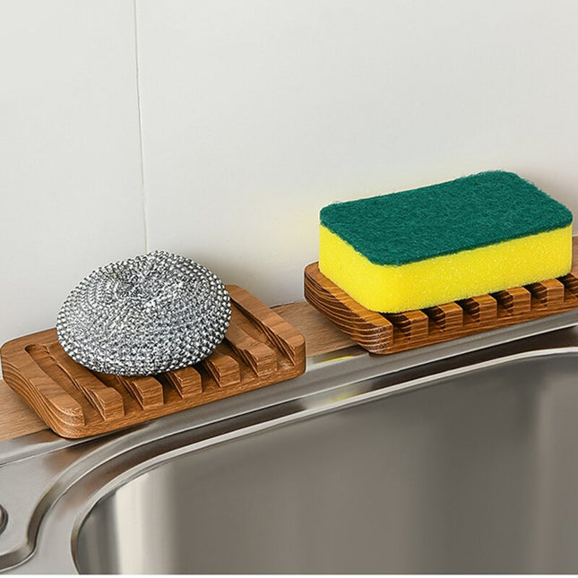 Naturlig såpeholder i lyst tre