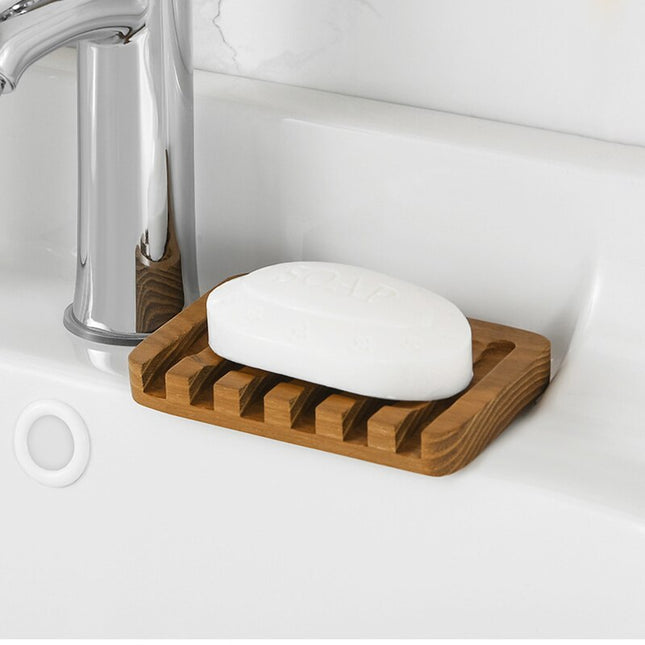 Naturlig såpeholder i lyst tre