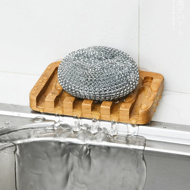 Naturlig såpeholder i lyst tre