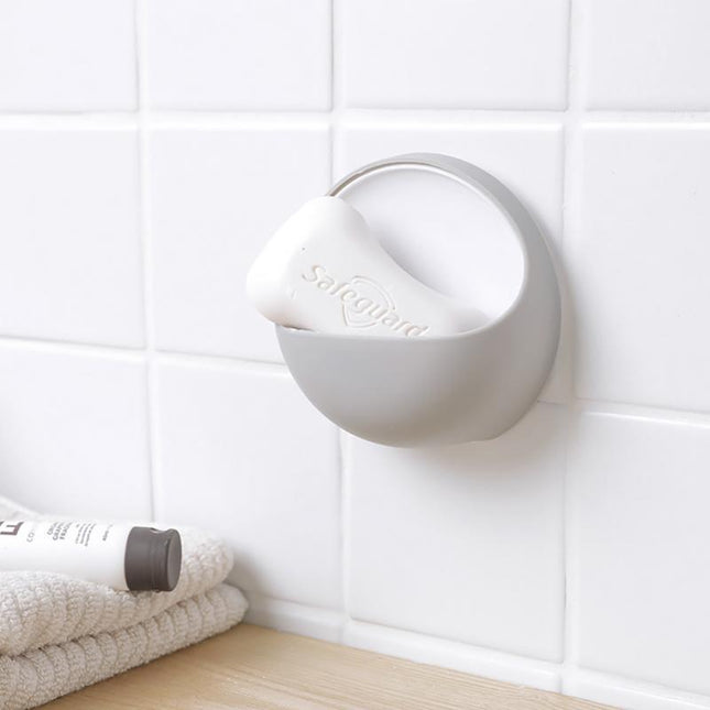 Liten såpeholder med sugekoppfeste