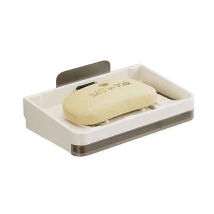 Veggmontert såpeholder med dreneringsbrett