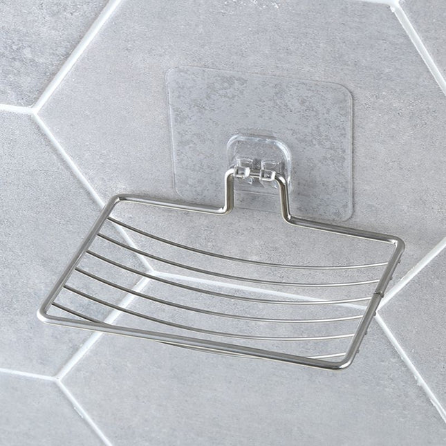 Selvklebende såpeholder i rustfritt stål