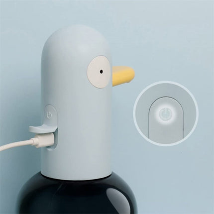 Morsom skumsåpedispenser formet som fugl