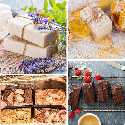 Silikonform for 6 rektangulære såper