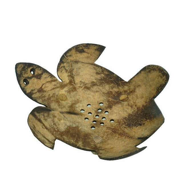 Håndlaget såpekopp av kokosnøtt, fisk-design