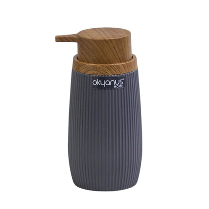 Designer såpedispenser med trelokk, svart