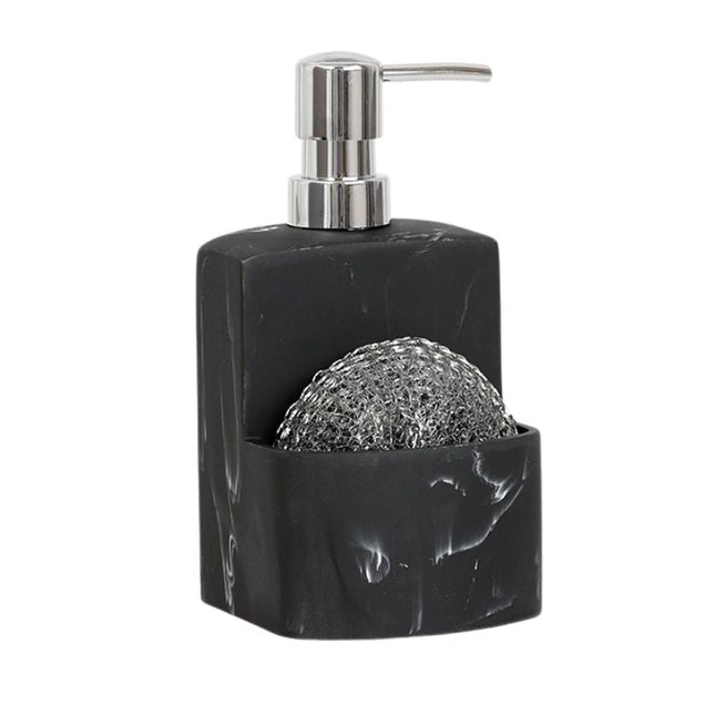 Såpedispenser med holder for svamp