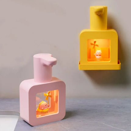 Automatisk såpedispenser for barn kattemotiv