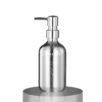 Såpedispenser i stål med kromfinish