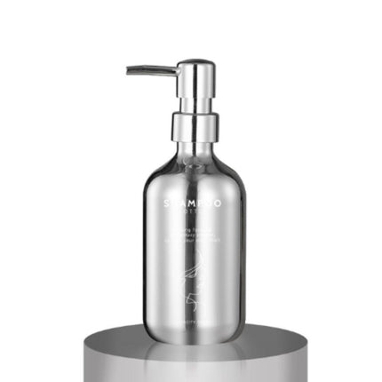 Såpedispenser i stål med kromfinish