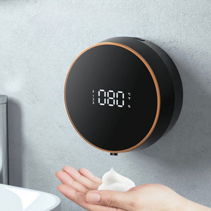 Oppladbar såpedispenser med digitalt display