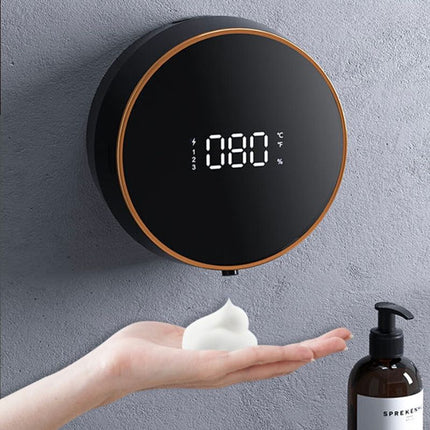 Oppladbar såpedispenser med digitalt display