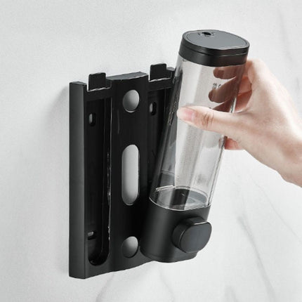 Vegghengt transparent såpedispenser for dusj