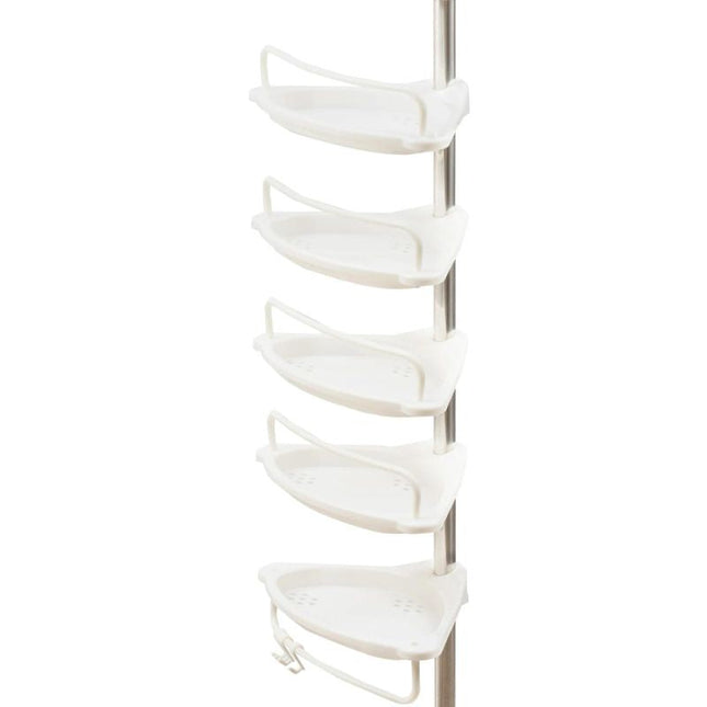 Teleskopisk hjørnehylle for dusj og bad