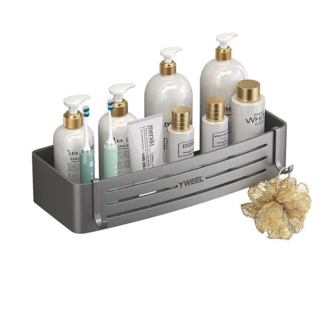 Stor dusjhylle for vegg uten boring