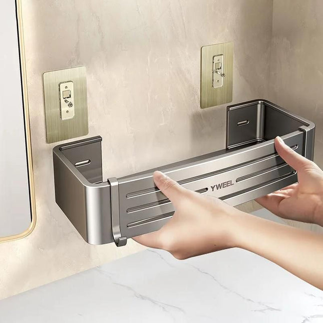 Stor dusjhylle for vegg uten boring