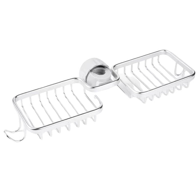 Dobbel dusjkurv for montering på dusjstang