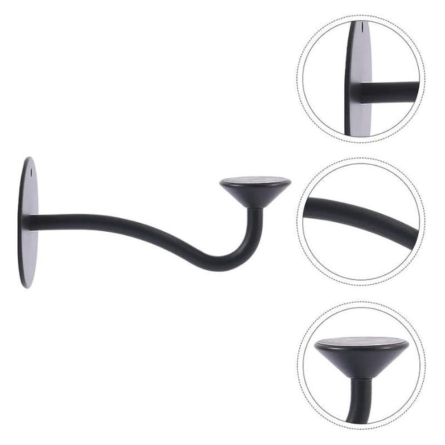 Svart magnetisk såpeholder for vegg