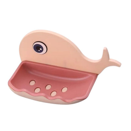 Vegghengt såpeholder formet som hval