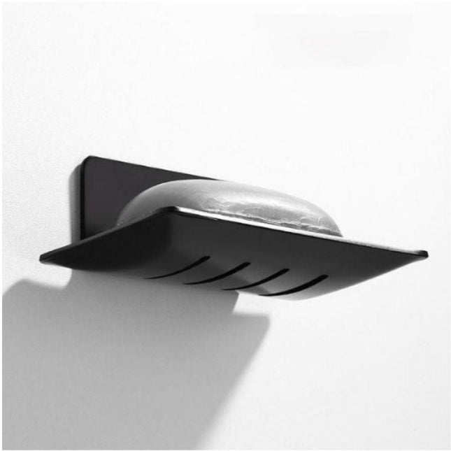 Vegghengt såpeskål i svart metall