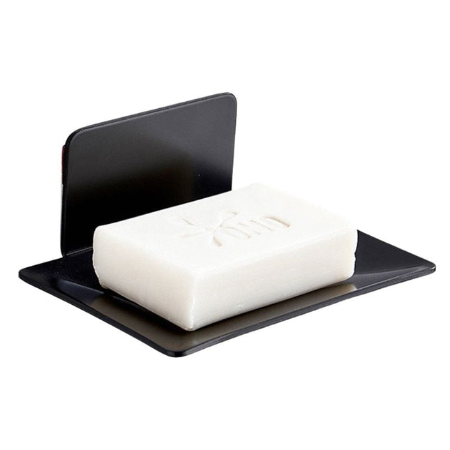 Vegghengt såpeskål i svart metall