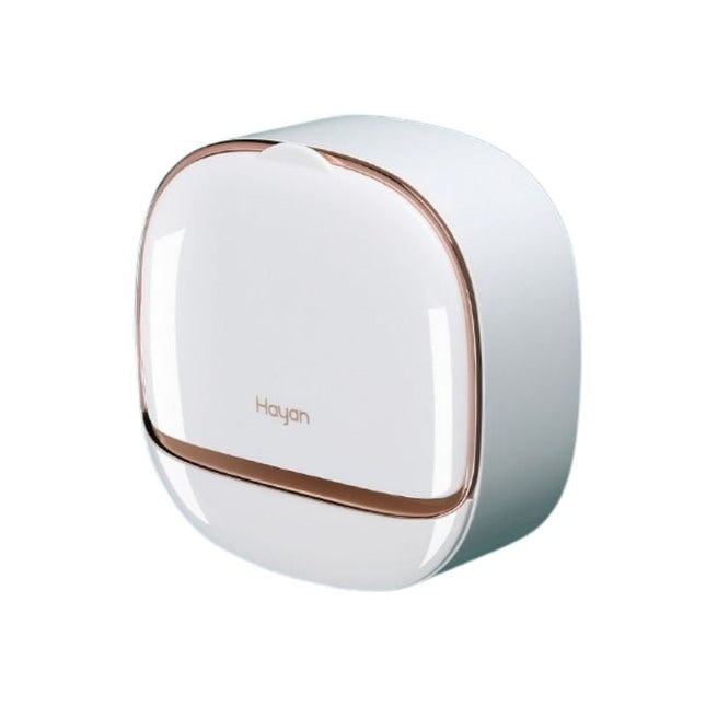 Moderne vegghengt såpeboks med lokk