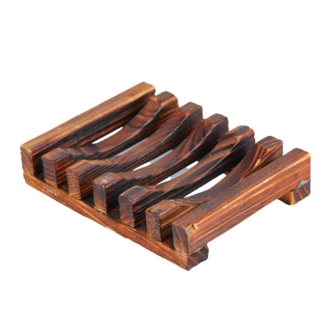 Såpeholder i mørkt eksotisk tre