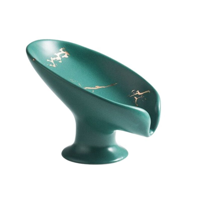 Elegant såpeholder med marmor-look