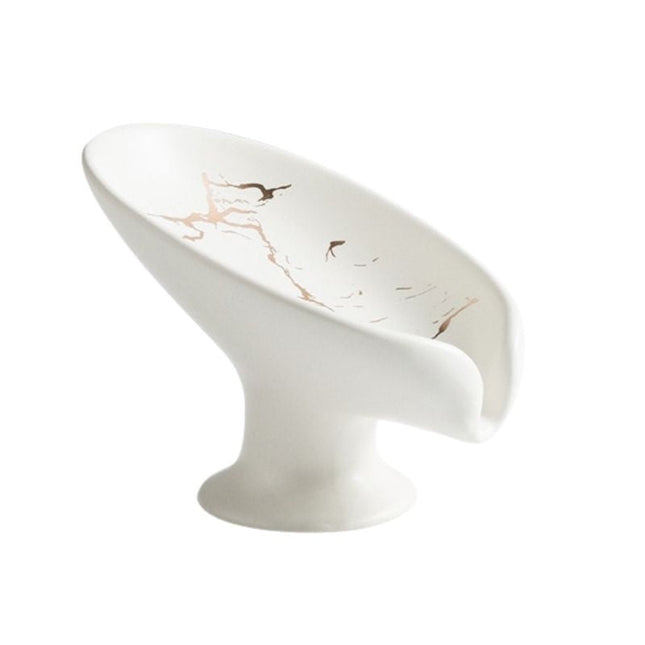Elegant såpeholder med marmor-look