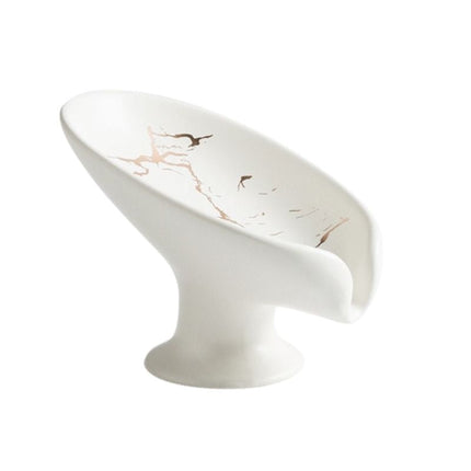 Elegant såpeholder med marmor-look