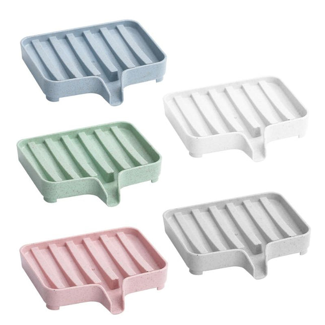 Selvdrenerende såpekopp i plast for vask