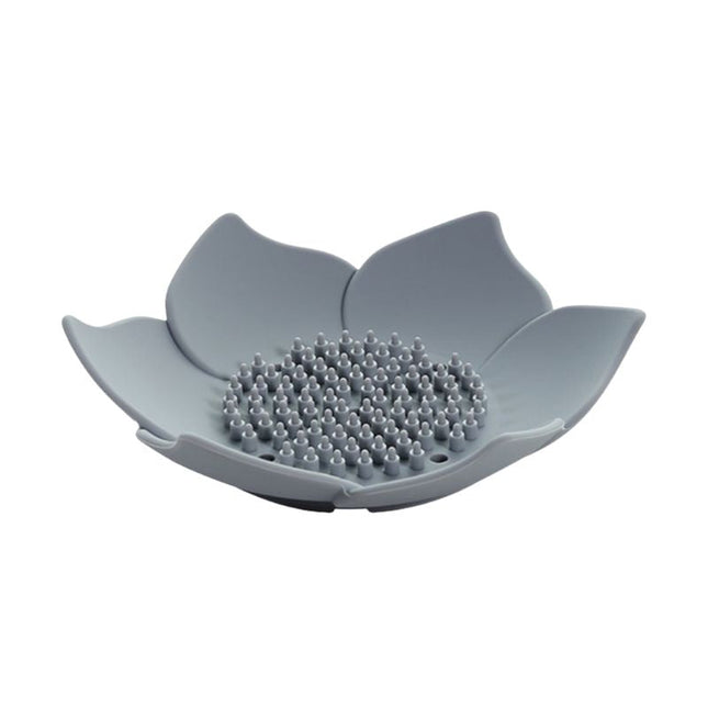 Dekorativ såpeholder formet som lotusblomst