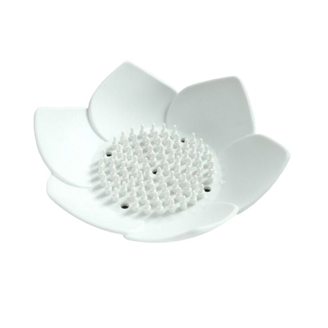 Dekorativ såpeholder formet som lotusblomst