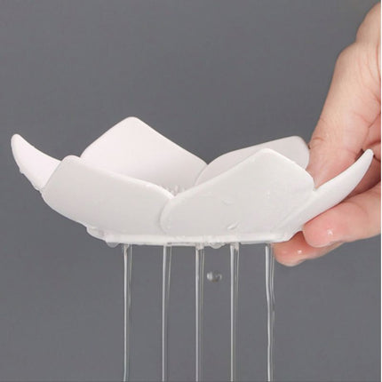 Dekorativ såpeholder formet som lotusblomst