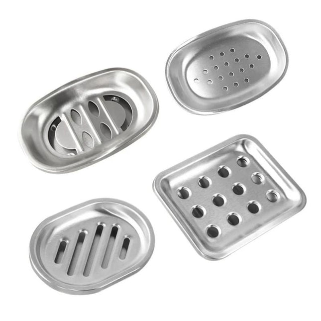 Såpeholder i rustfritt stål med drenering