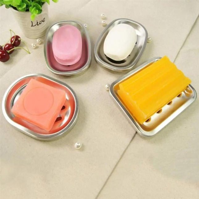 Såpeholder i rustfritt stål med drenering