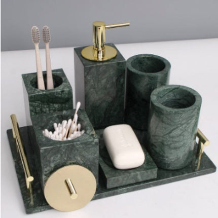 Såpeholder i ekte grønn marmor