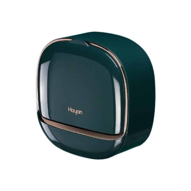 Moderne vegghengt såpeboks med lokk