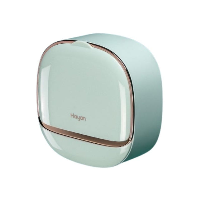 Moderne vegghengt såpeboks med lokk