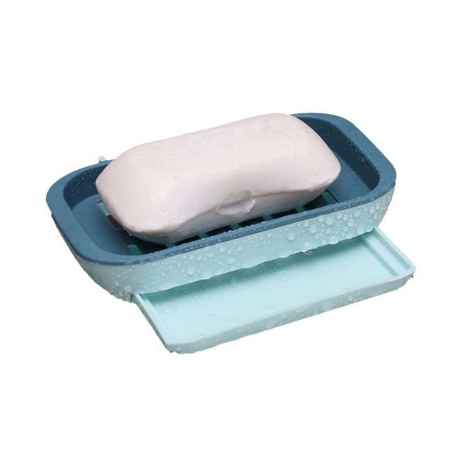 Selvdrenerende såpeholder med dryppbrett
