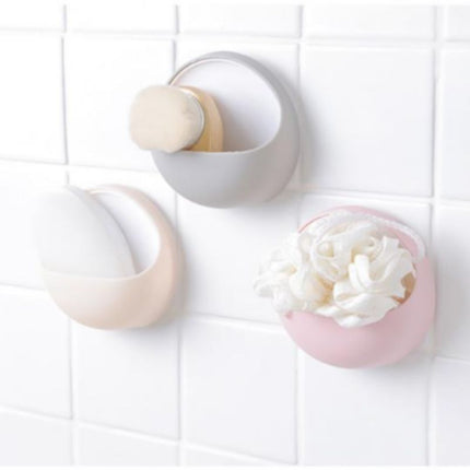 Liten såpeholder med sugekoppfeste