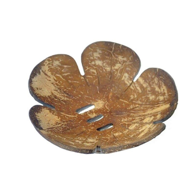 Naturlig såpeskål av ekte kokosnøtt