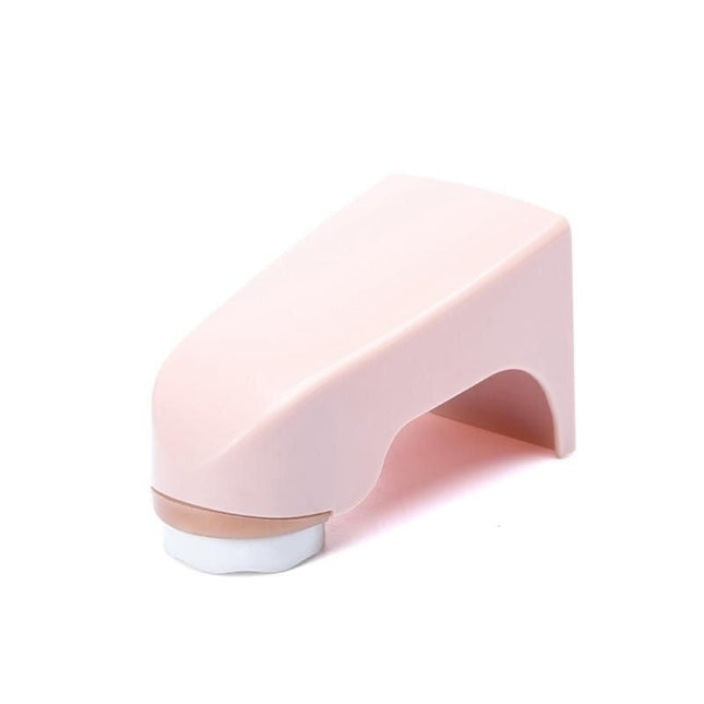 Rosa magnetisk såpeholder for badet