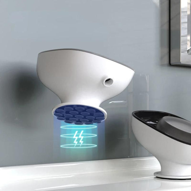 Såpeholder med sugekopp for servanten