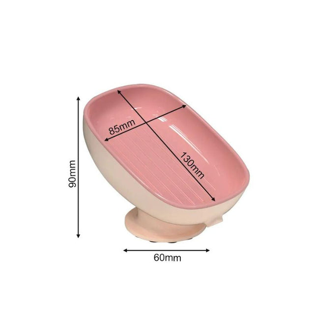 Såpeholder med sugekopp for servanten