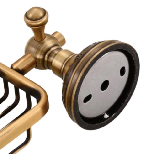 Veggmontert såpekurv i vintage stil