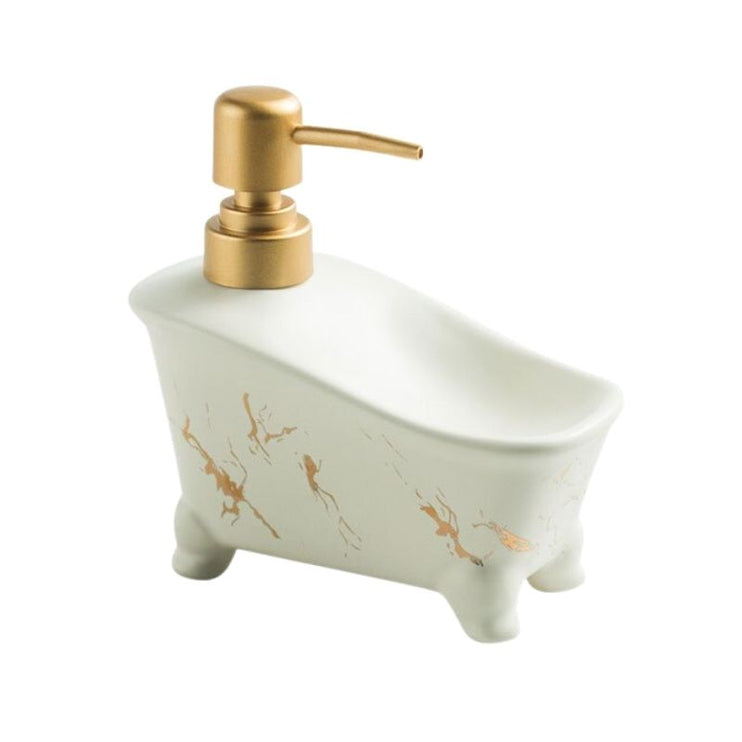 Såpedispenser med design som badekar